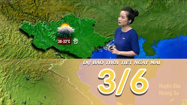 Dự báo thời tiết đêm nay và ngày mai 3/6/2025: Nắng nóng thuyên giảm dần