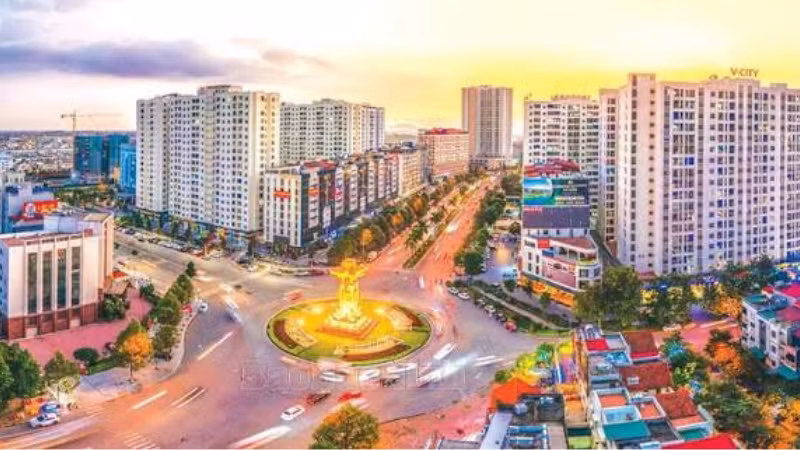 Một góc thành phố Bắc Ninh. (Ảnh: Cổng thông tin điện tử tỉnh Bắc Ninh)