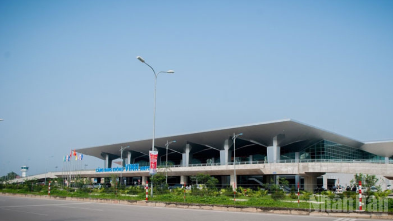 Cảng hàng không Vinh hiện tại.