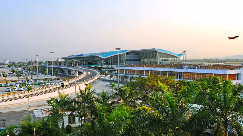 Cảng Hàng không quốc tế Đà Nẵng hiện hữu.