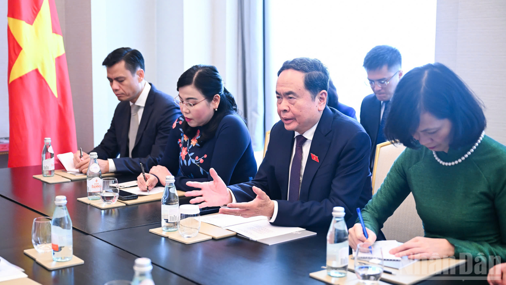 Chủ tịch Quốc Trần Thanh Mẫn phát biểu tại cuộc tiếp. ndo_br_thiet-ke-chua-co-ten-35.png