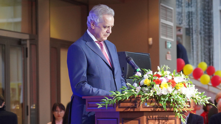 Chủ nhiệm Ủy ban Đối ngoại Saint Petersburg Grigoriev Evgeny. (Ảnh: XUÂN HƯNG)