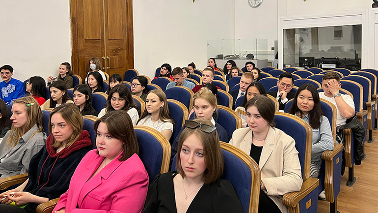 Sự kiện thu hút đông đảo sinh viên Nga và quốc tế tham dự. (Ảnh: Xuân Hưng) Sự kiện thu hút đông đảo sinh viên Nga và quốc tế tham dự. (Ảnh: Xuân Hưng)