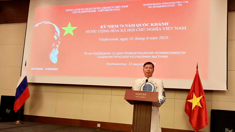 Tổng lãnh sự Nguyễn Đăng Hiền phát biểu tại sự kiện.