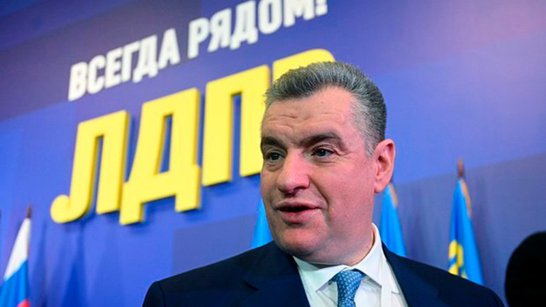 Ứng viên từ Đảng Dân chủ tự do Nga Leonid Slutsky. (Ảnh: RIA Novosti)