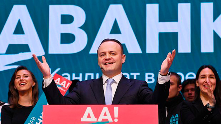 Ứng viên từ Đảng "Những người mới" Vladislav Davankov. (Ảnh: RIA Novosti)