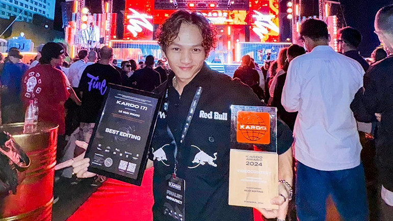 Lê Hữu Phước đạt giải Nhất thể loại Video Contest.