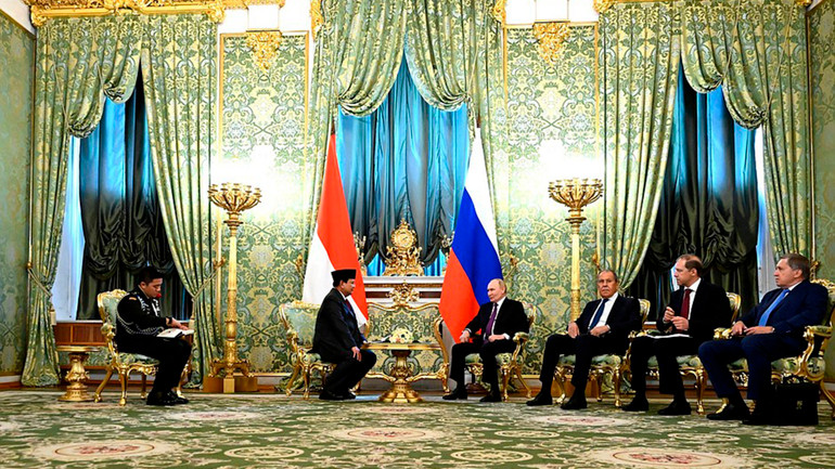 Quang cảnh hội đàm. (Ảnh: Kremlin.ru)