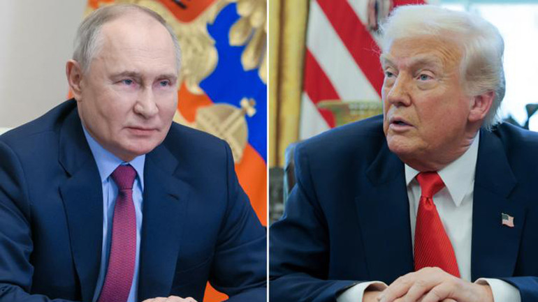 Tổng thống Nga Vladimir Putin đã có cuộc điện đàm kéo dài hơn 2 giờ với người đồng cấp Mỹ Donald Trump. (Ảnh: TASS)