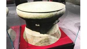 Bảo vật quốc gia Trống đồng Kính Hoa II (thế kỷ IV-III trước Công nguyên).