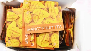 Tang vật một vụ ma túy núp bóng trà xoài.