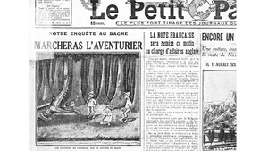 Le petit Parisien số 16975, ngày 21/8/1923, với ảnh minh họa châm biếm cuộc sống địa ngục của các lao tù.