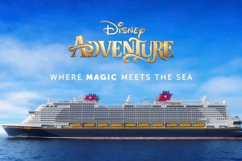 Du khách Việt sẽ có cơ hội trải nghiệm du thuyền Disney Adventure, tái hiện “thế giới Disney” ngay trên không gian biển. (Ảnh: BTC)