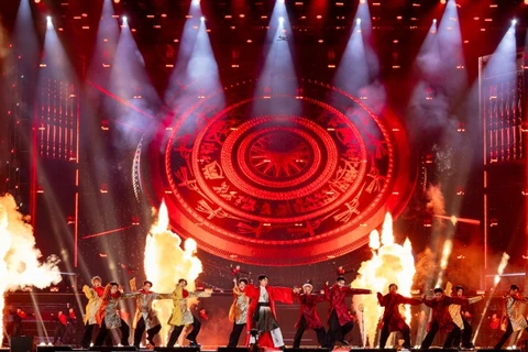 Dàn Tân binh trình diễn tự tin trong một concert quy mô lớn như Y concert. (Ảnh: YeaH1)