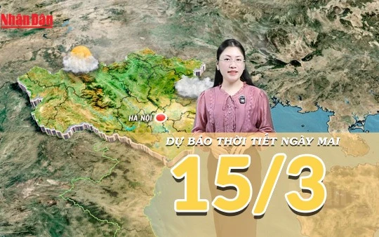 [Video] Dự báo thời tiết đêm nay và ngày mai 15/3/2026: Miền Bắc đón mưa phùn sương mù, Nam Bộ nắng nóng diện rộng