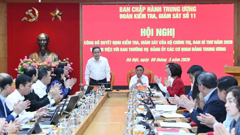 Đoàn Kiểm Tra Số 11 Công Bố Kế Hoạch Kiểm Tra, Giám Sát Đảng Ủy Các Cơ Quan Đảng Trung Ương