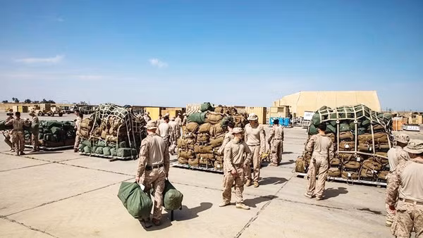 Quân đội Mỹ hoàn tất rút quân khỏi Iraq. Ảnh: NBCNEWS