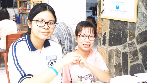 Các tình nguyện viên của Nắng Cao Nguyên đa phần là học sinh bậc THPT, THCS.