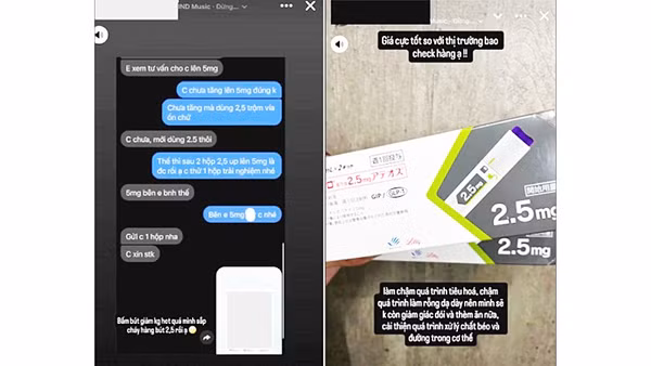 Bút tiêm điều trị tiểu đường được tư vấn, buôn bán tràn lan làm liệu pháp giảm cân cấp tốc.