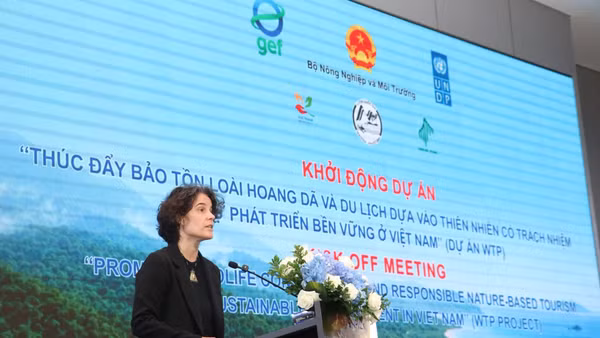 Lễ khởi động dự án WTP. Ảnh: VB