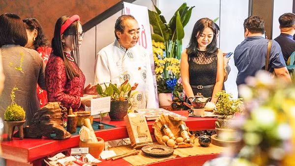 Phở Museum kể lại hành trình 100 năm phở Việt bằng nhiều chất liệu độc đáo. Ảnh: BẢO TÀNG CUNG CẤP