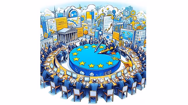 Biếm họa: AI4GOV PROJECT.EU