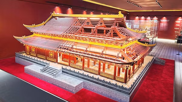 Ảnh thiết kế Điện Kính Thiên của Công ty 3D ART.