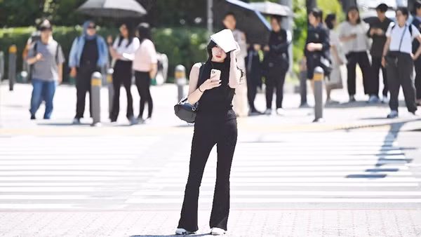 Thủ đô Seoul đang trong đợt nắng nóng cao điểm. Ảnh: The GIST