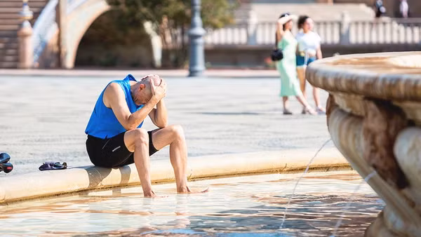 Nắng nóng kéo dài tại Tây Ban Nha. Ảnh: GETTYIMAGES