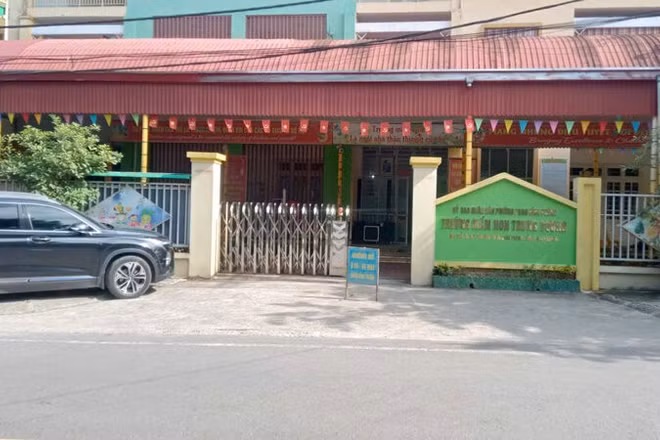 Trường mầm non Trương Vương, phường Phan Đình Phùng, tỉnh Thái Nguyên thuộc diện sắp xếp, sáp nhập.