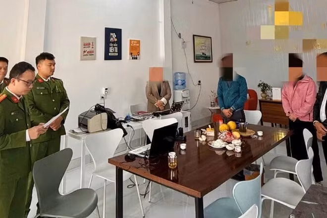 Công an tỉnh Thái Nguyên khởi tố vụ án hình sự, khởi tố bị can, ra lệnh tạm giam và khám xét khẩn cấp đối với Phạm Thị Hồng G, Hoàng Văn H và Nguyễn Văn T. (Ảnh: Công an tỉnh Thái Nguyên) 