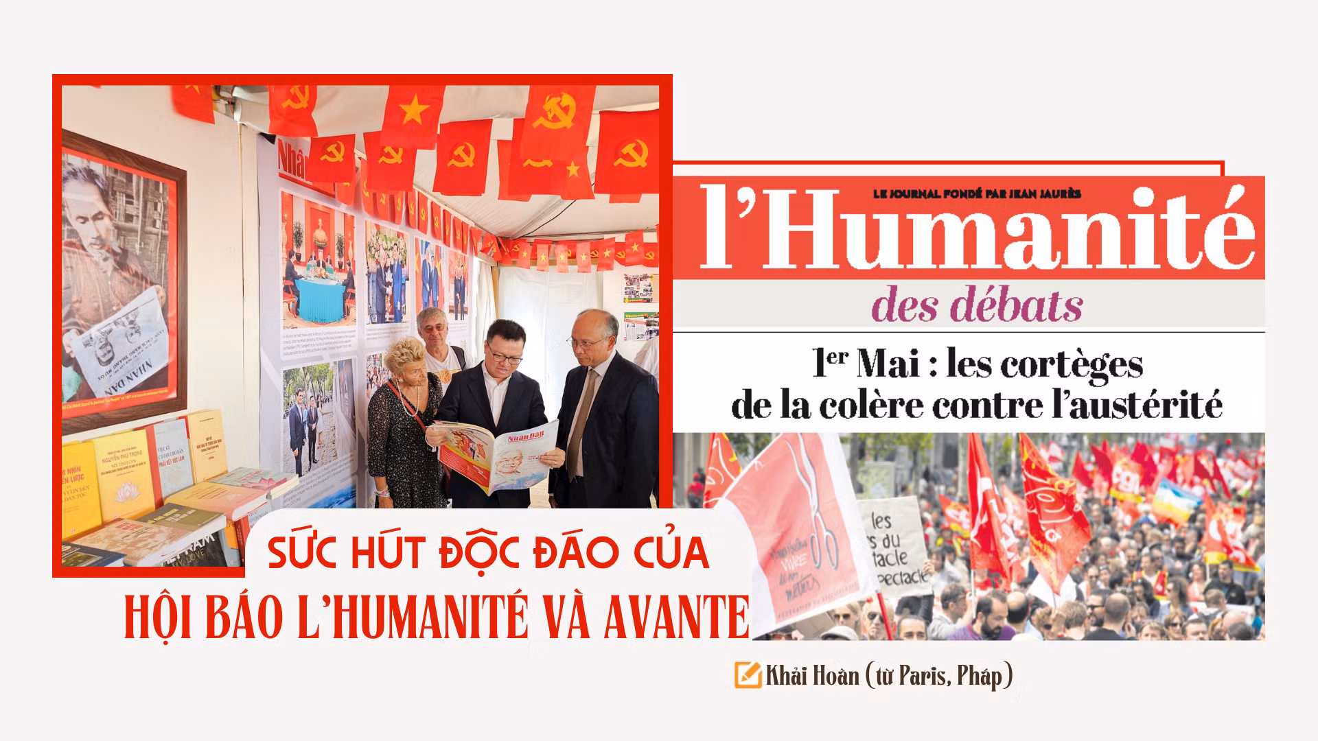 Sức hút độc đáo của hội báo L'Humanité và Avante
