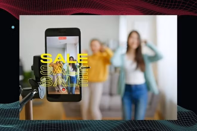 Livestream bán hàng giúp hàng triệu cá nhân, doanh nghiệp nhỏ tận dụng nền tảng số để thử nghiệm mô hình kinh doanh mới - Ảnh minh họa. (Nguồn Vietnamplus.vn)