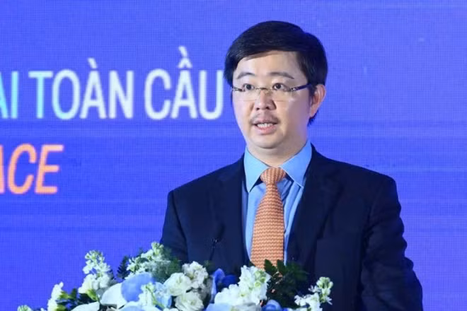 Thứ trưởng Khoa học và Công nghệ Bùi Hoàng Phương phát biểu tại sự kiện. (Ảnh: GH)