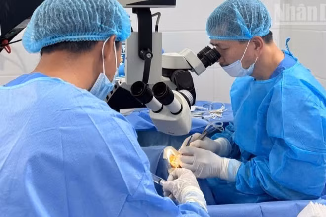 Bác sĩ phẫu thuật miễn phí cho bệnh nhân