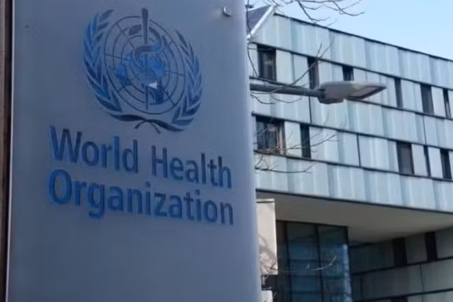 Trụ sở của Tổ chức Y tế thế giới (WHO) tại Geneva, Thụy Sĩ. (Ảnh: Xinhua/Liu Qu)