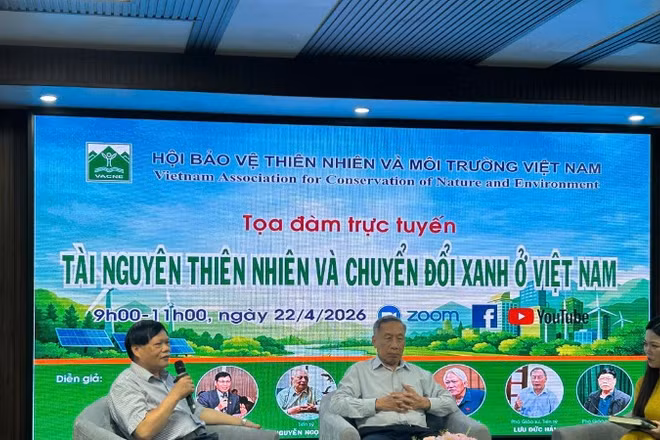 Tọa đàm “Tài nguyên thiên nhiên và chuyển đổi xanh ở Việt Nam”. (Ảnh: TL)