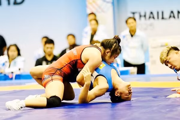 Các đô vật Việt Nam áp đảo tại SEA Games 33. Ảnh | DP