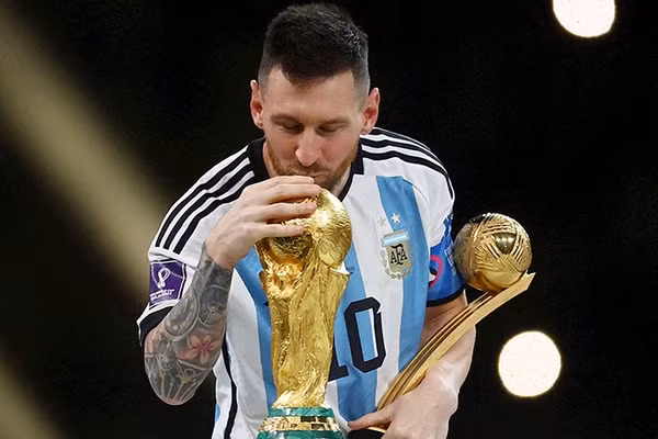 Lionel Messi là một trong số 7 cầu thủ lớn tuổi nhất World Cup 2026. Ảnh | AFP