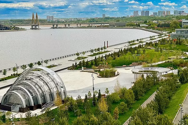 Một góc thành phố Kazan mơ mộng.