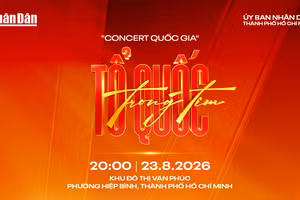 Sân khấu chương trình nghệ thuật chính luận "Tổ quốc trong tim" hứa hẹn sẽ trở lại ấn tượng vào ngày 23/8 tới đây. 