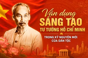 Chủ tịch Hồ Chí Minh vĩ đại sống mãi trong sự nghiệp của chúng ta!