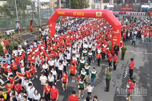 Chương trình "Cùng Việt Nam tiến bước" năm 2025 tại Đồng Nai thu hút hơn 55 nghìn người tham gia.