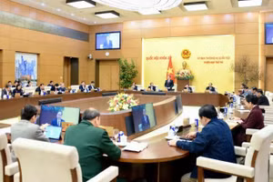 Quang cảnh một phiên họp của Ủy ban Thường vụ Quốc hội.