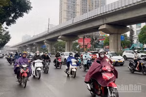 Dự báo khu vực Hà Nội có mưa vừa, mưa to và dông. (Ảnh minh họa: Đ.T)
