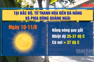 [Video] Khoảng ngày 14-15/8 sẽ chấm dứt nắng nóng gay gắt ở miền Bắc