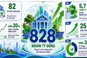 Dòng vốn xanh tiếp tục mở rộng. (Đồ họa HỒNG ANH)