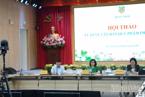 Quang cảnh hội thảo. (Ảnh: H.N)
