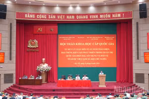 Quang cảnh hội thảo. (Ảnh: HẢI ĐĂNG)