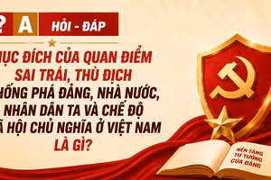 [Hỏi-đáp] Mục đích của quan điểm sai trái, thù địch chống phá Đảng, Nhà nước, nhân dân ta và chế độ xã hội chủ nghĩa ở Việt Nam là gì?